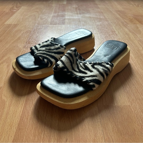 Y2K wooden slides / sandals - Picture 7 of 15